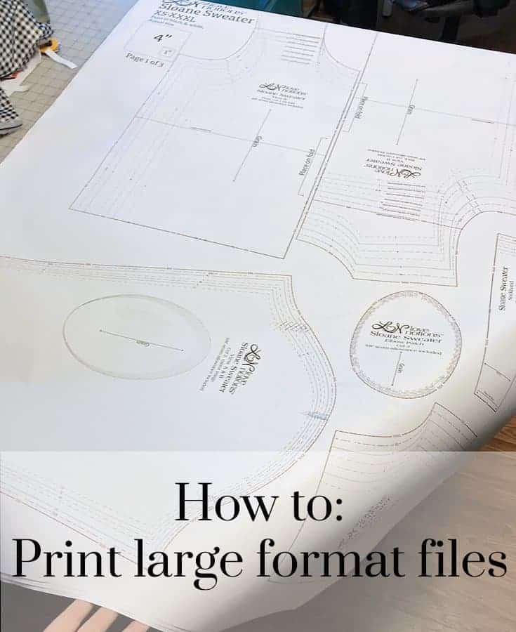 printing large format files
