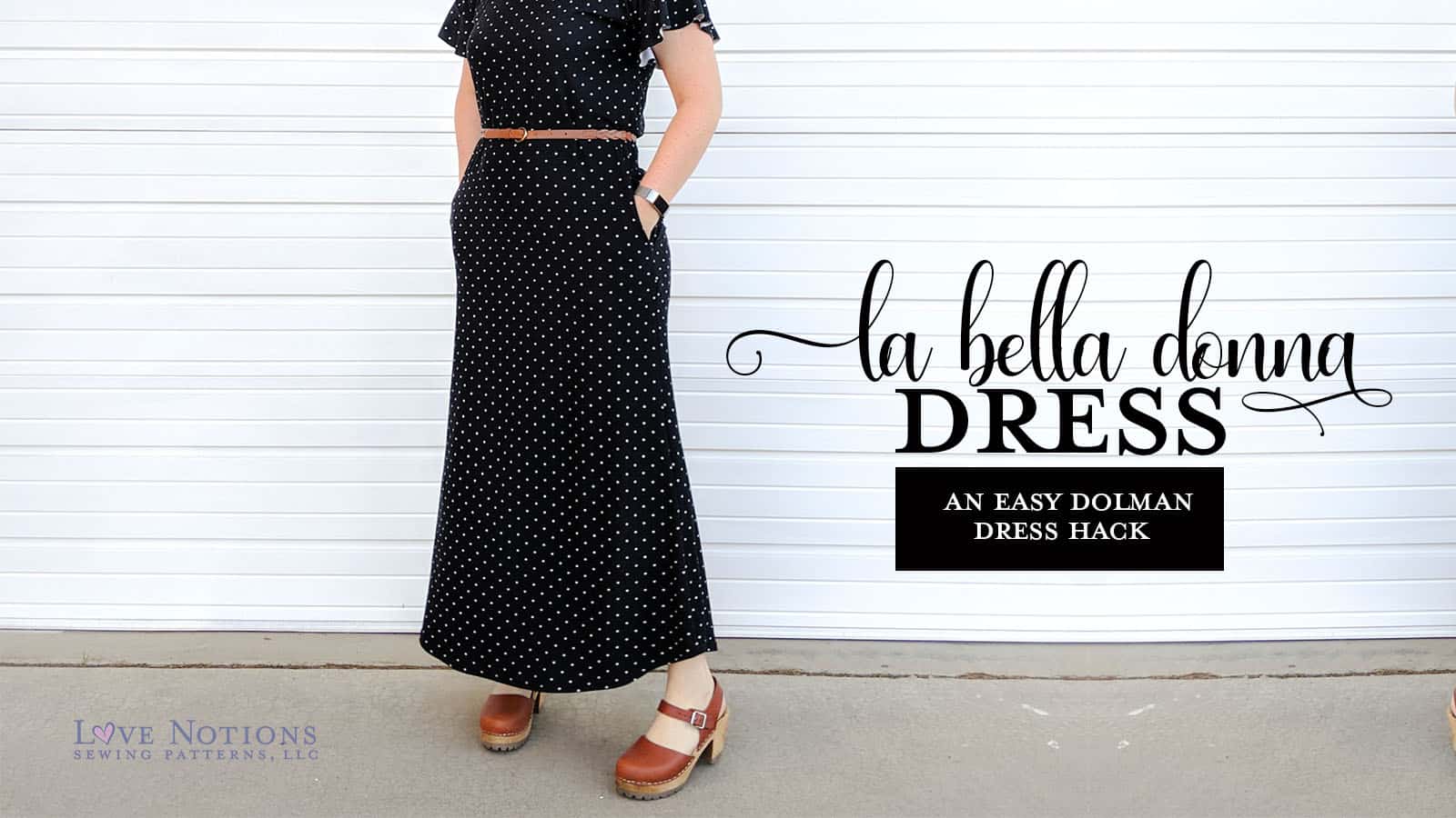 dolman dress la bella donna