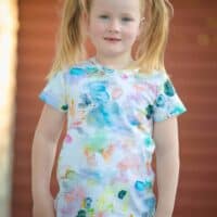 Tee for girls pdf pattern for knits
