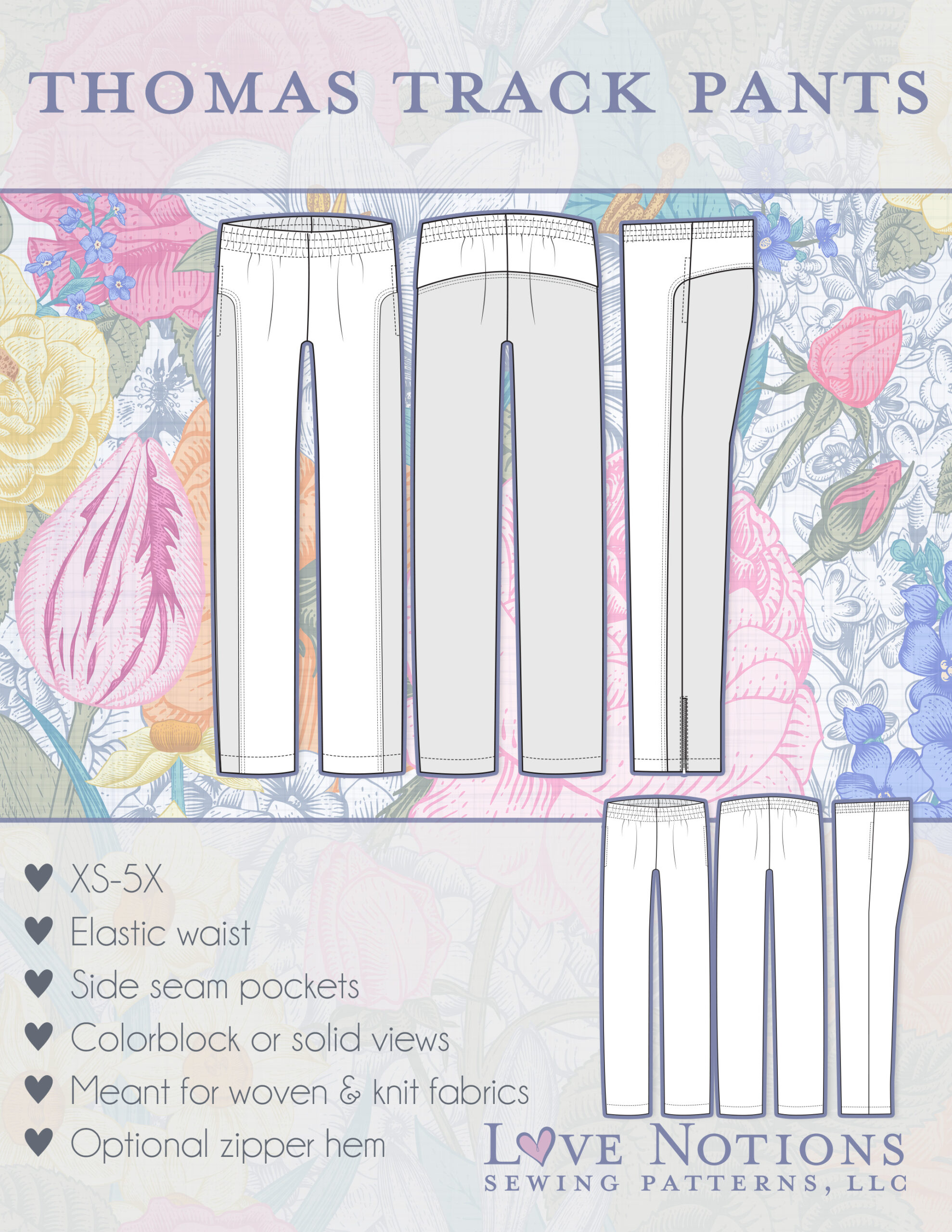 Men's Thomas Track Pants - Love Notions Sewing Patterns