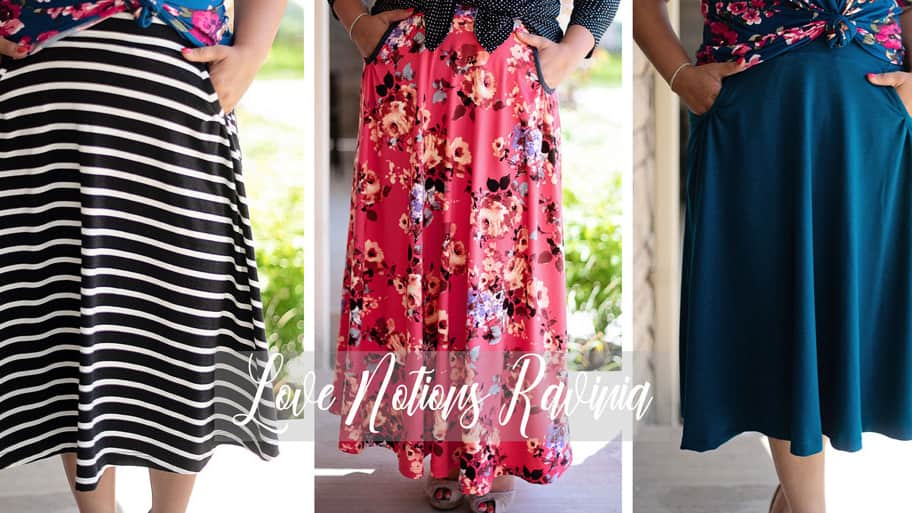 maxi skirt pdf pattern