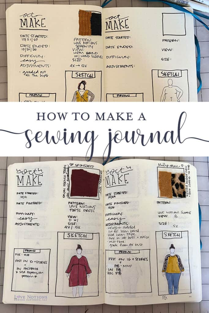 sewing journal