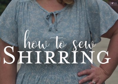 How to Sew Shirring