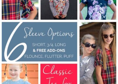 Sleeve Variations Galore for the Girls Classic Tee