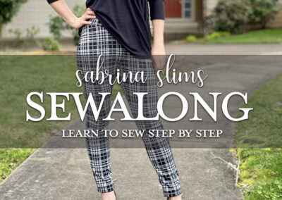 Sabrina Slims Sewalong Day 4: waistband & hemming