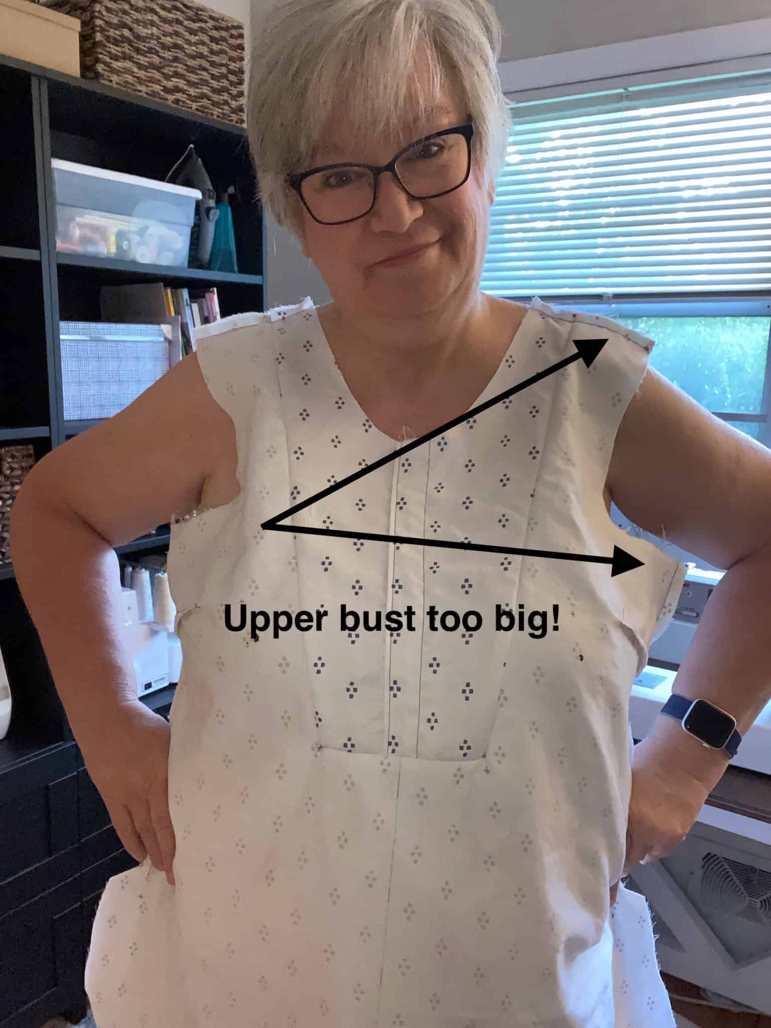 How to Fix a Gaping Arm Scye with Presto Tunic - Love Notions Sewing  Patterns