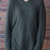 Terra Tunic v-neck hoodie
