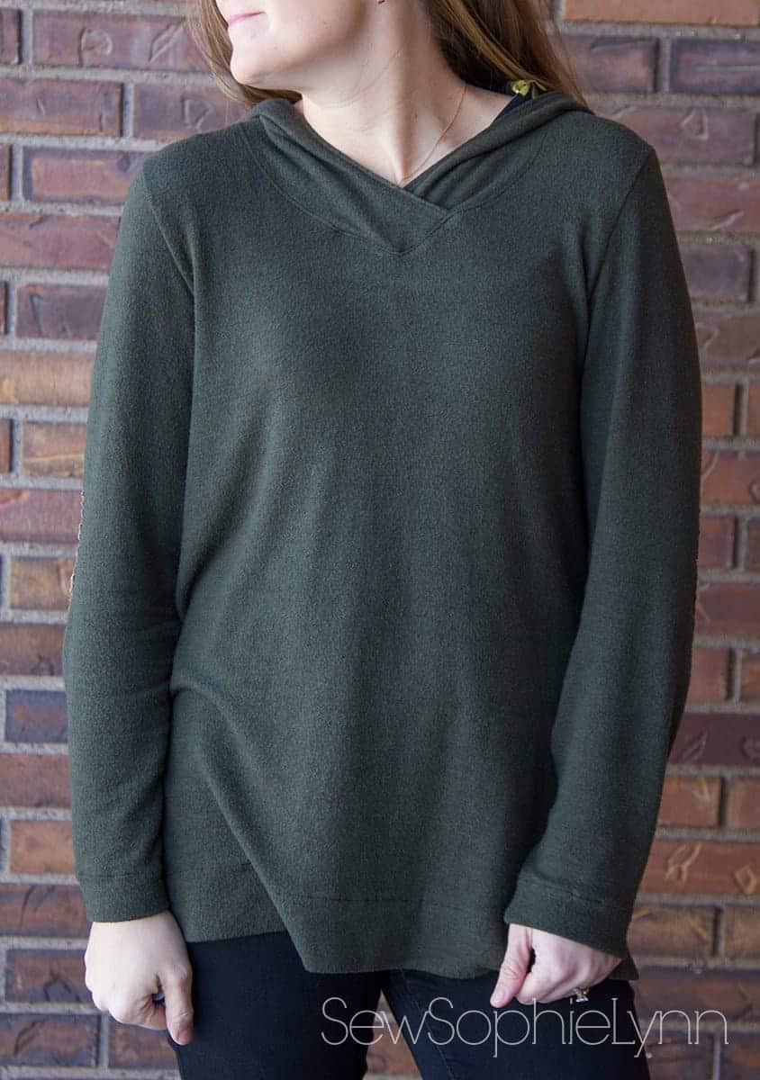 Terra Tunic v-neck hoodie