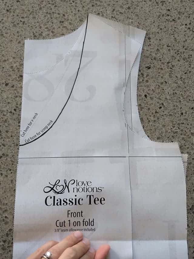 Scoop Back Tee