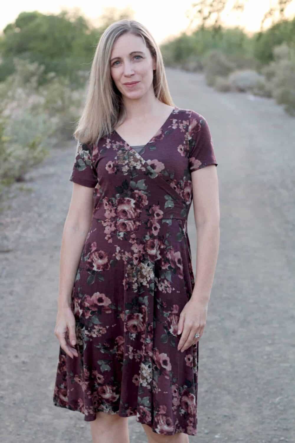 love notions willow wrap dress